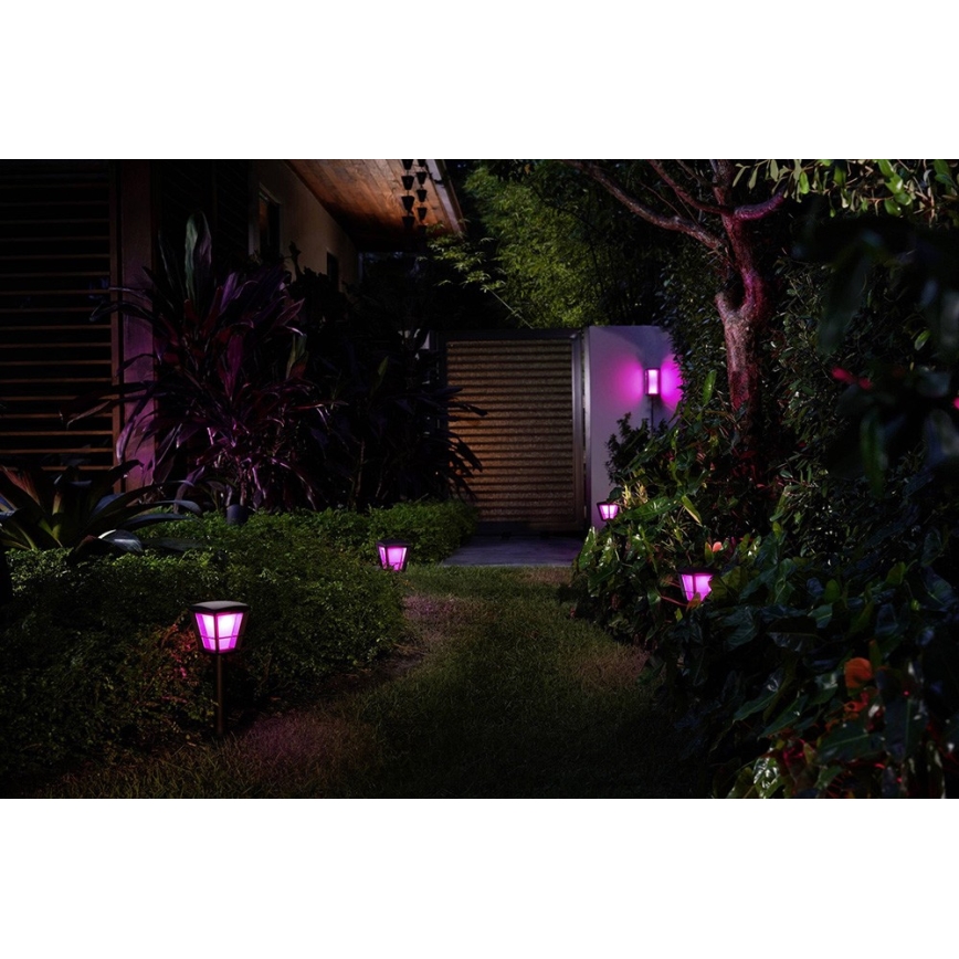 Philips - LED RGBW регулируемо външно стенен осветител Hue IMPRESS 2xLED/8W/24V 2000-6500K IP44