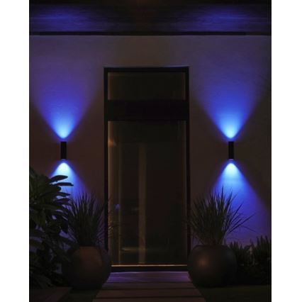 Philips - LED RGBW Димируем екстериорен аплик Hue APPEAR 2xLED/8W/230V IP44