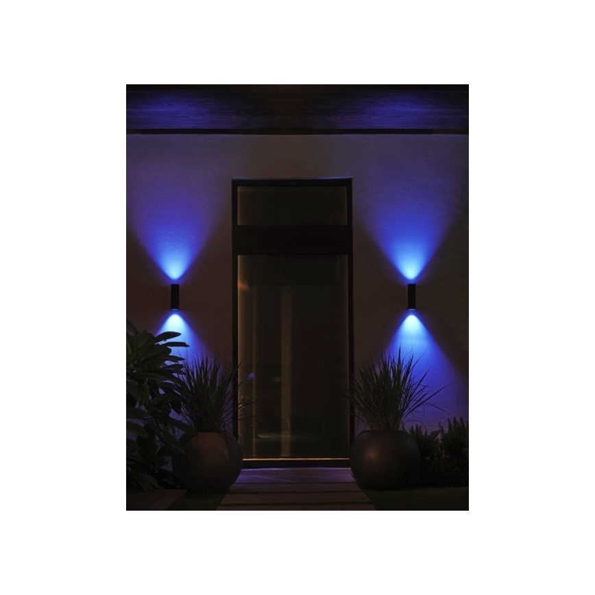 Philips - LED RGBW Димируем екстериорен аплик Hue APPEAR 2xLED/8W/230V IP44