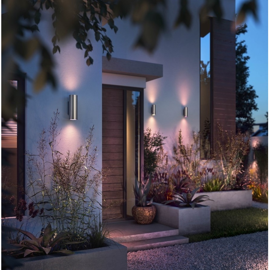Philips - LED RGBW Димируем екстериорен аплик Hue APPEAR 2xLED/8W/230V IP44