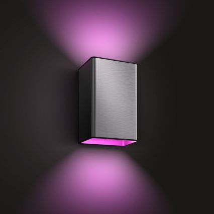 LED RGBW Димируем екстериорен аплик Hue RESONATE 2xLED/8W/230V 2000-6500K IP44