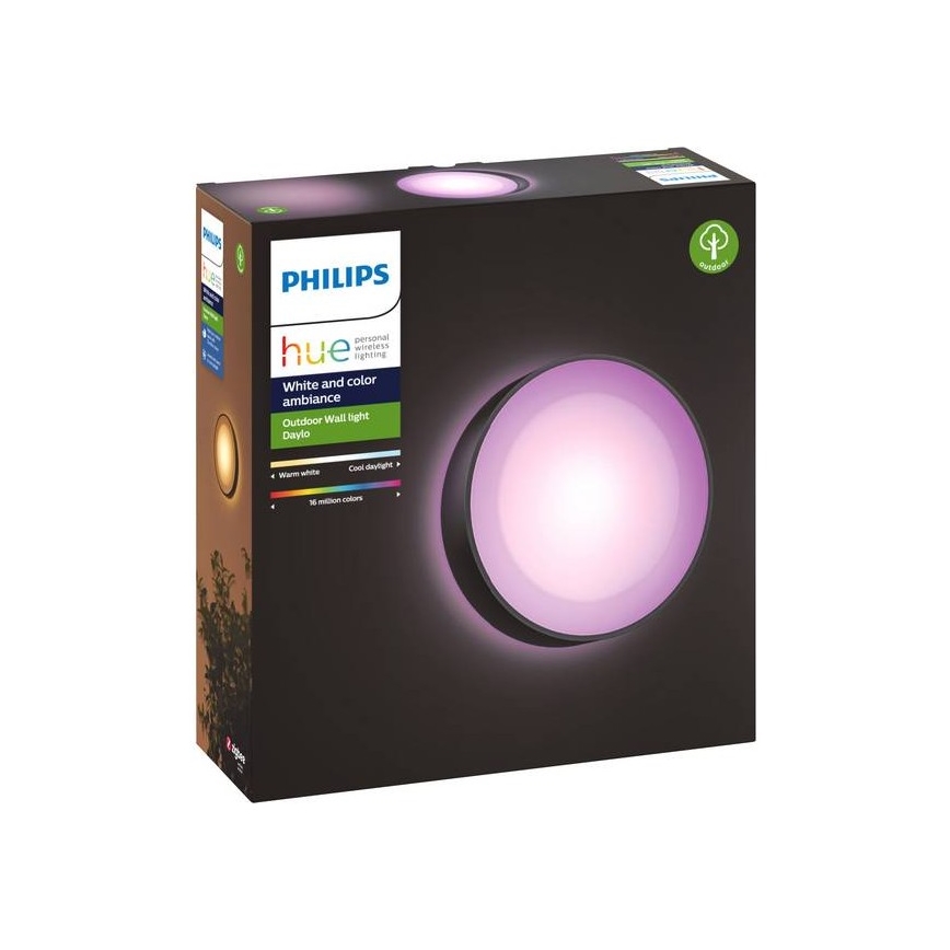 Philips - LED RGBW Димируем екстериорен аплик Hue DAYLO LED/15W/230V 2000-6500K IP44