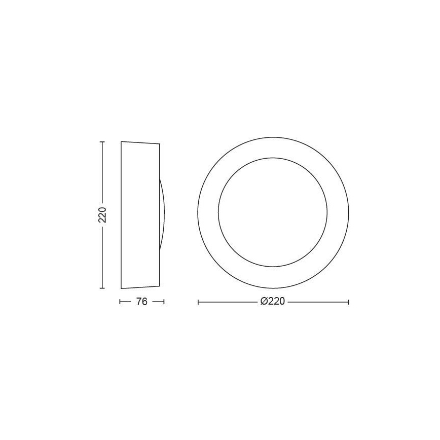 Philips - LED RGBW Димируем екстериорен аплик Hue DAYLO LED/15W/230V 2000-6500K IP44