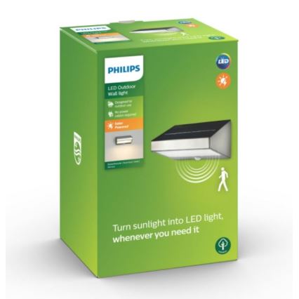 Philips 17811/47/16 - Соларна LED лампа със сензор MYGARDEN GREENHOUSE LED/15W IP44