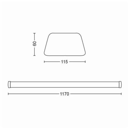 Philips - LED Лампа за под шкаф LED/50W/230V 4000K