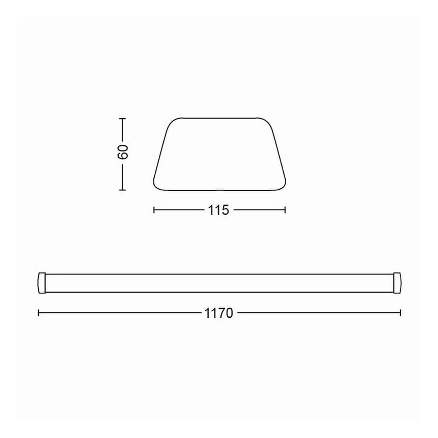 Philips - LED Лампа за под шкаф LED/50W/230V 4000K
