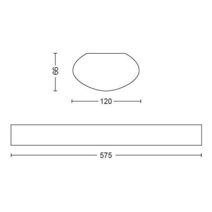 Philips 31248/31/P0 - LED Техническа лампа AQUALINE LED/24W/230V IP65