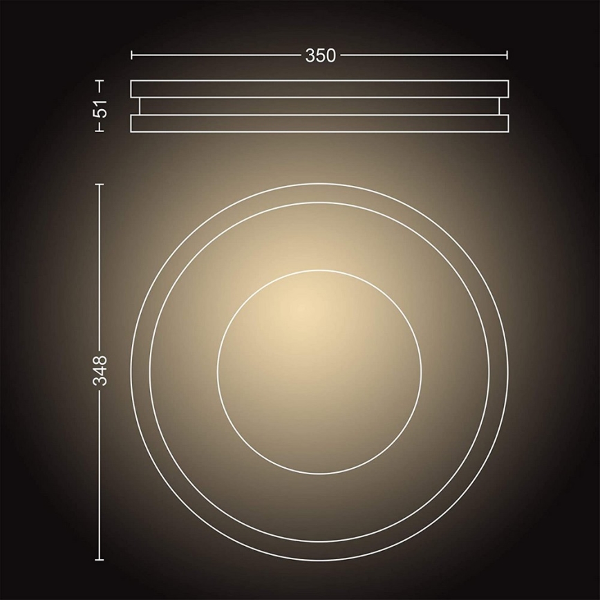 Philips - LED Димируема лампа Hue BEING LED/27W/230V + д.у.