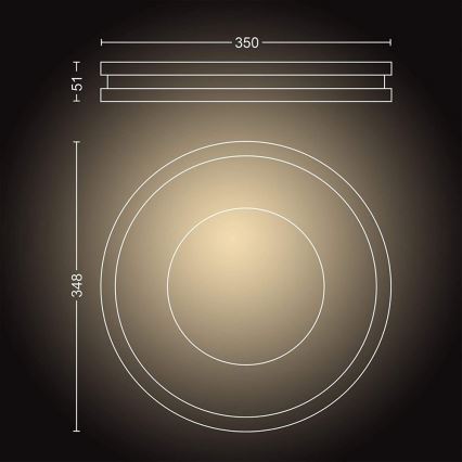Philips - LED Димируема лампа Hue BEING LED/27W/230V + дистанционно