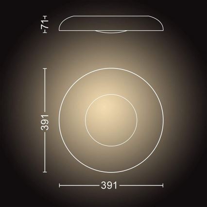 Philips 32613/30 / P6 - LED Димируема лампа Hue STILL LED/27W/230V + дистанционно