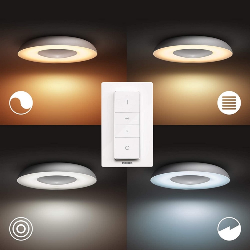 Philips - LED регулируемо осветително тяло Hue STILL LED/27W/230V + дистанционно управление