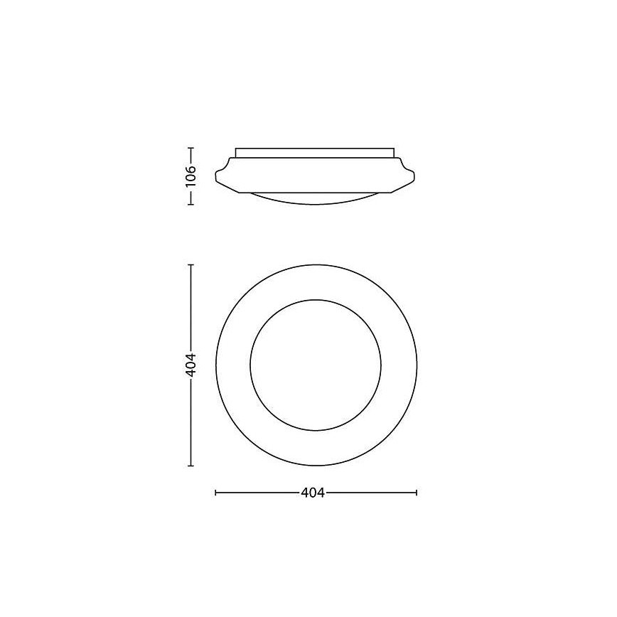 Philips - LED Плафониера LED/22W/230V 2700K