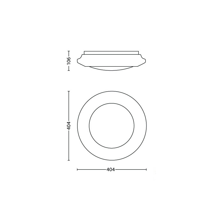 Philips - LED Плафониера LED/22W/230V 4000K