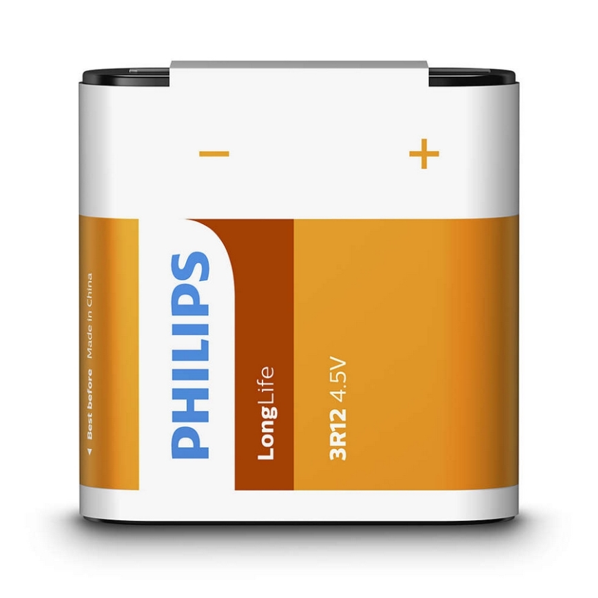 Philips 3R12L1F/10 - Цинков хлориден акумулатор 3R12 LONGLIFE 4,5V