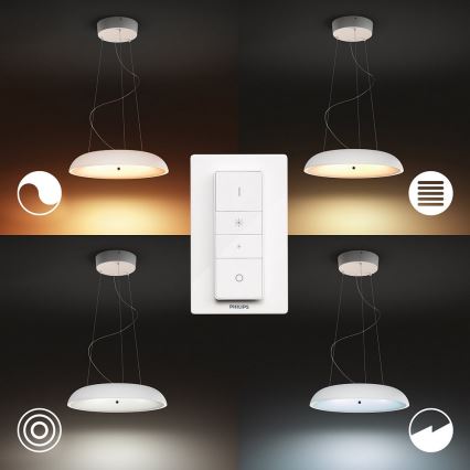 Philips - LED Димируем висящ полилей Hue AMAZE LED/39W/230V + дистанционно управление