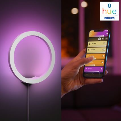 Philips - LED RGBW Димируем аплик Hue SANA White и Color Ambiance LED/20W/230V