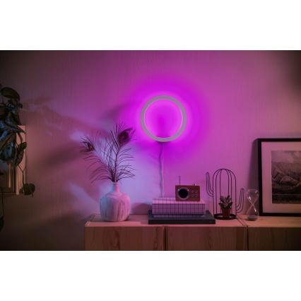 Philips - LED RGBW Димируем аплик Hue SANA White и Color Ambiance LED/20W/230V