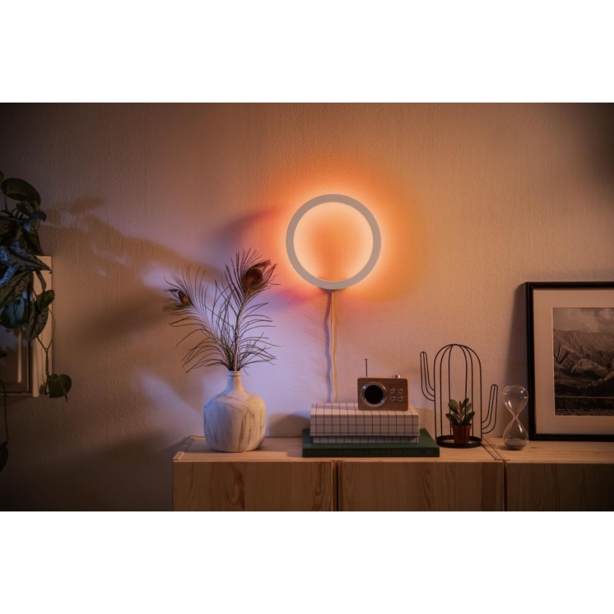 Philips - LED RGBW Димируем аплик Hue SANA White и Color Ambiance LED/20W/230V