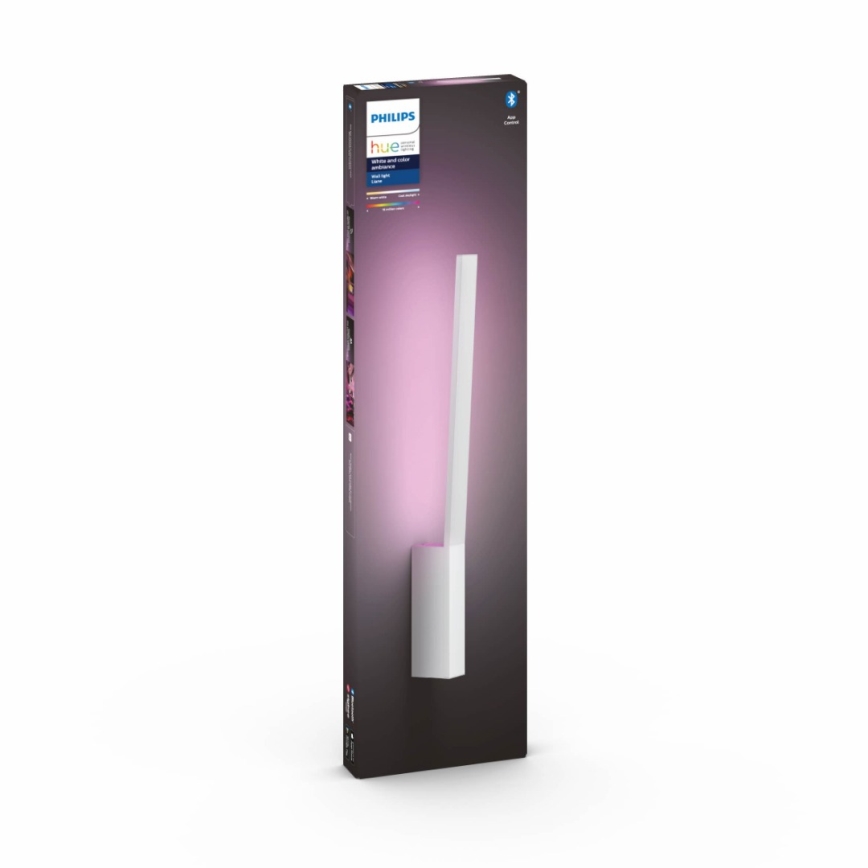 Philips - LED RGBW Димируема лампа за стена Hue LIANE бяла и цветна атмосфера 1xLED/12W/230V