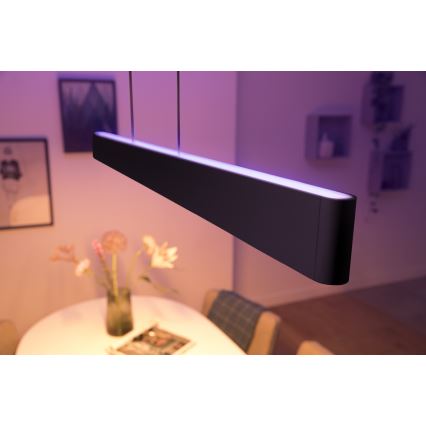 Philips -  LED RGBW Димируем пендел Hue ENSIS White And Color Ambiance 2xLED/39W/230V