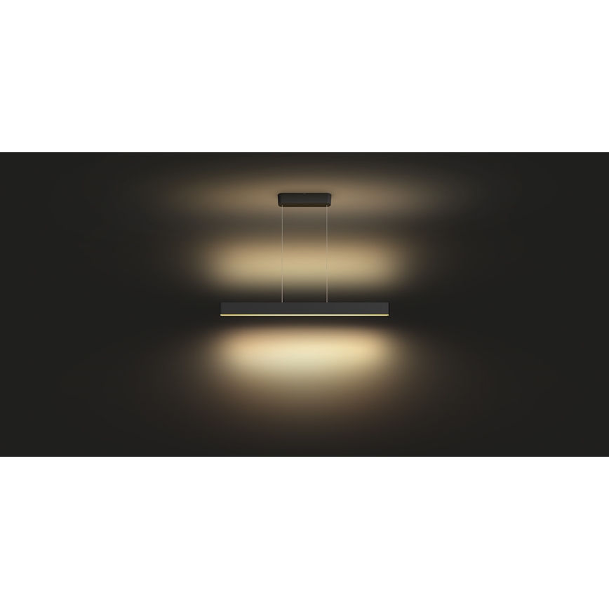 Philips -  LED RGBW Димируем пендел Hue ENSIS White And Color Ambiance 2xLED/39W/230V