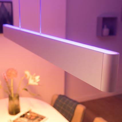 Philips - LED RGBW Димируем пендел Hue ENSIS White And Color Ambiance 2xLED/39W/230V