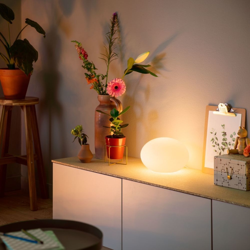 Philips - LED RGB Димируема настолна лампа Hue FLOURISH White And Color Ambiance 1xE27/9,5W/230V