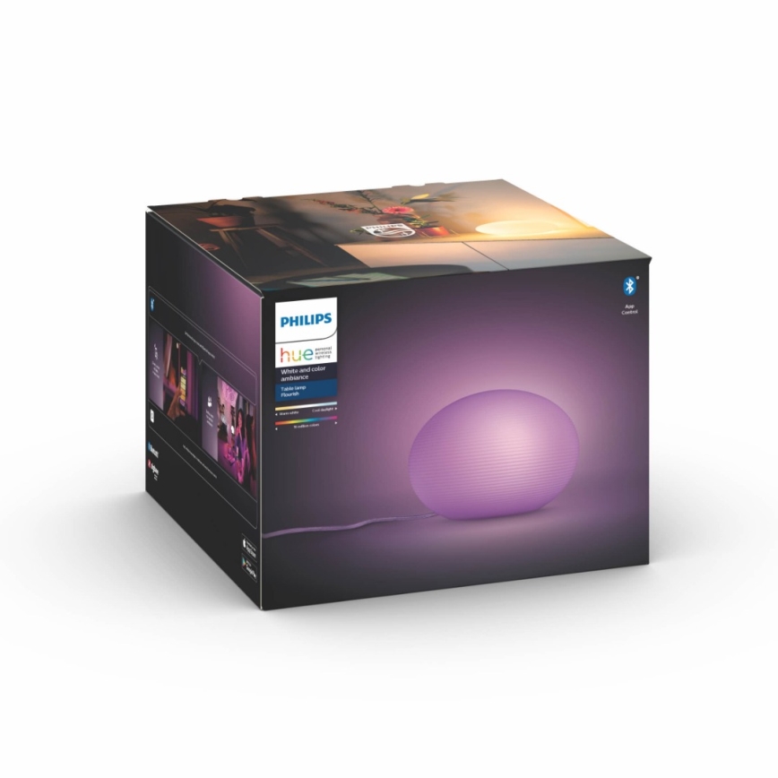 Philips - LED RGB Димируема настолна лампа Hue FLOURISH White And Color Ambiance 1xE27/9,5W/230V