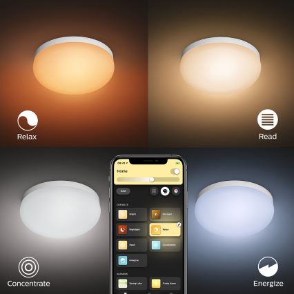 Philips - RGBW Димируем плафон Hue FLOURISH White And Color Ambiance LED/32W/230V