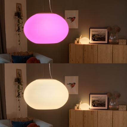 Philips - LED RGBW Димируем пендел Hue FLOURISH LED/39W/230V