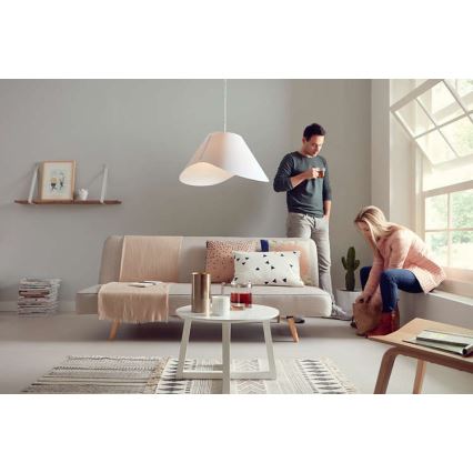 Philips - Висящ полилей E27/60W/230V