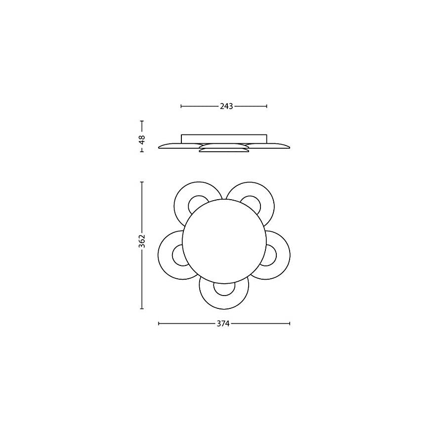Philips 40970/48/16 - LED Димируема лампа VAGA 6xHighPower LED/2,5W/230V