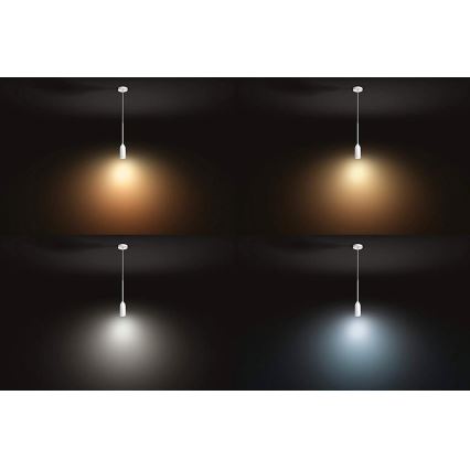 Philips - LED Димируем висящ полилей Hue DEVOTE 1xE27/9,5W/230V