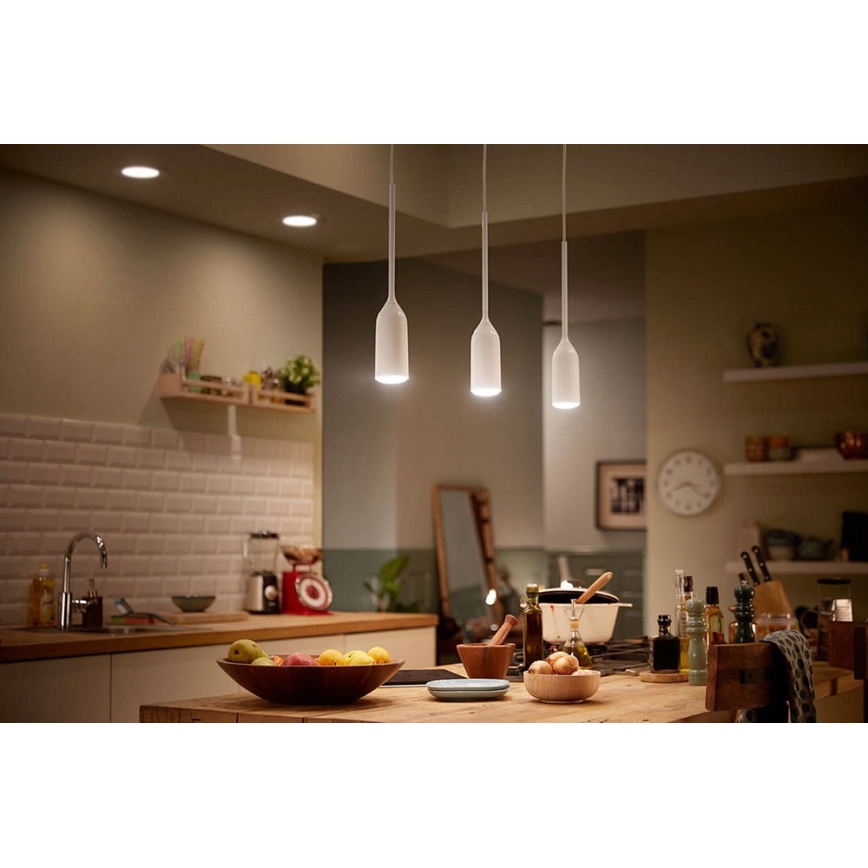 Philips - LED Димируем висящ полилей Hue DEVOTE 1xE27/9,5W/230V