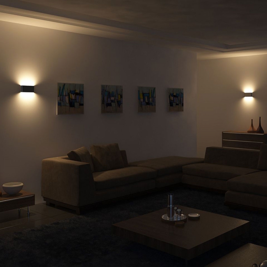 Philips 45591/17/16 - LED настенна лампа  MYLIVING GALAX 4xLED/2,5W/230V сива