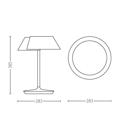 Philips 49023/31/P1 - LED Димируема настолна лампа INSTYLE NONAGON 1xLED/7W/230V