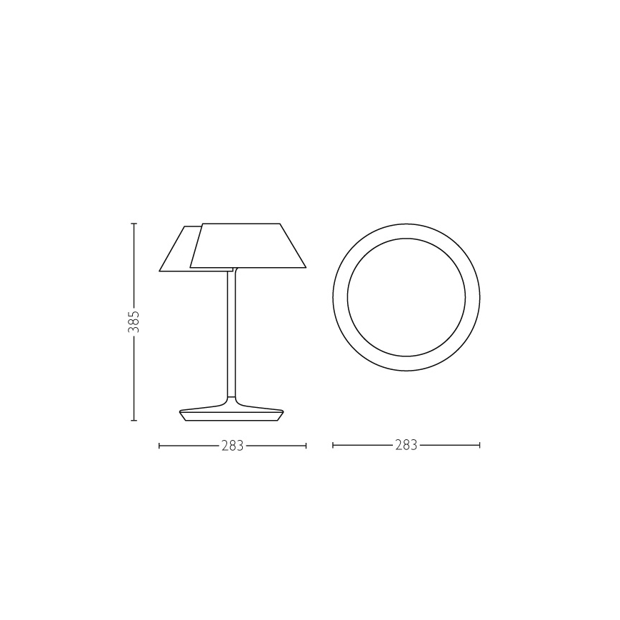 Philips 49023/31/P1 - LED Димируема настолна лампа INSTYLE NONAGON 1xLED/7W/230V