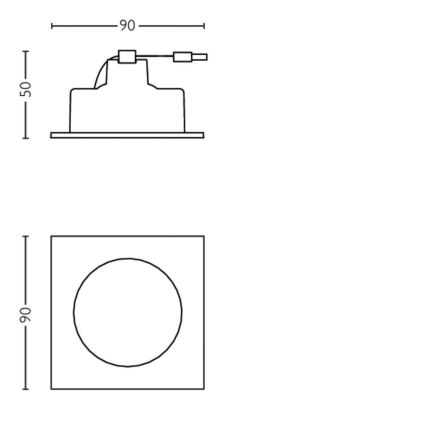 Philips 50123/31/P0 - К-кт 3бр. LED Димируеми лунички MYLIVING CASEV