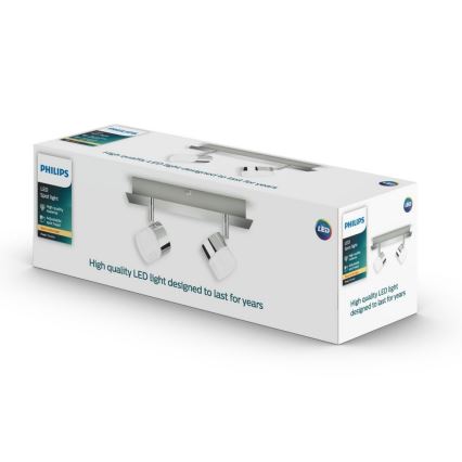 Philips 50147/11/P1 - LED Точково осветително тяло FLOAT 2xLED/4,5W/230V