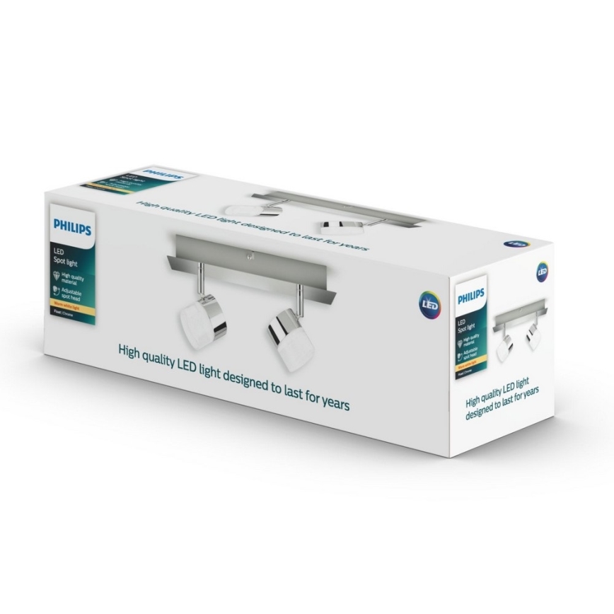 Philips 50147/11/P1 - LED Точково осветително тяло FLOAT 2xLED/4,5W/230V