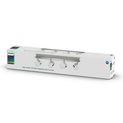 Philips 50149/11/P1 - LED Точково осветително тяло FLOAT 4xLED/4,5W/230V