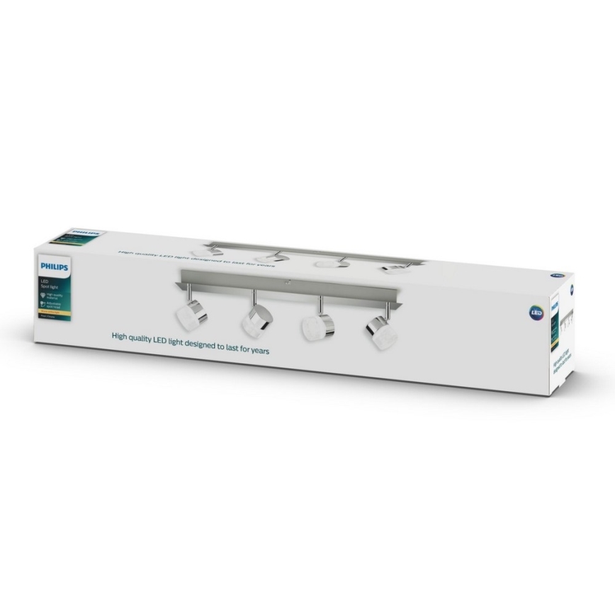 Philips 50149/11/P1 - LED Точково осветително тяло FLOAT 4xLED/4,5W/230V