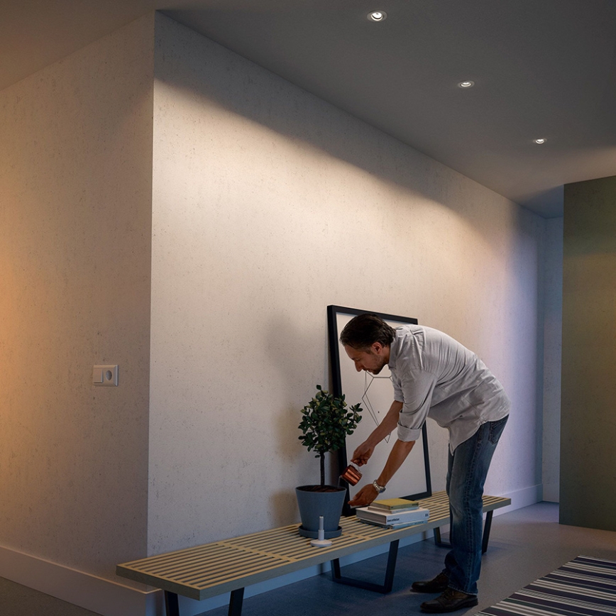 Philips - Комплект 3x Таванна лампа 1xGU10/5,5W/230V