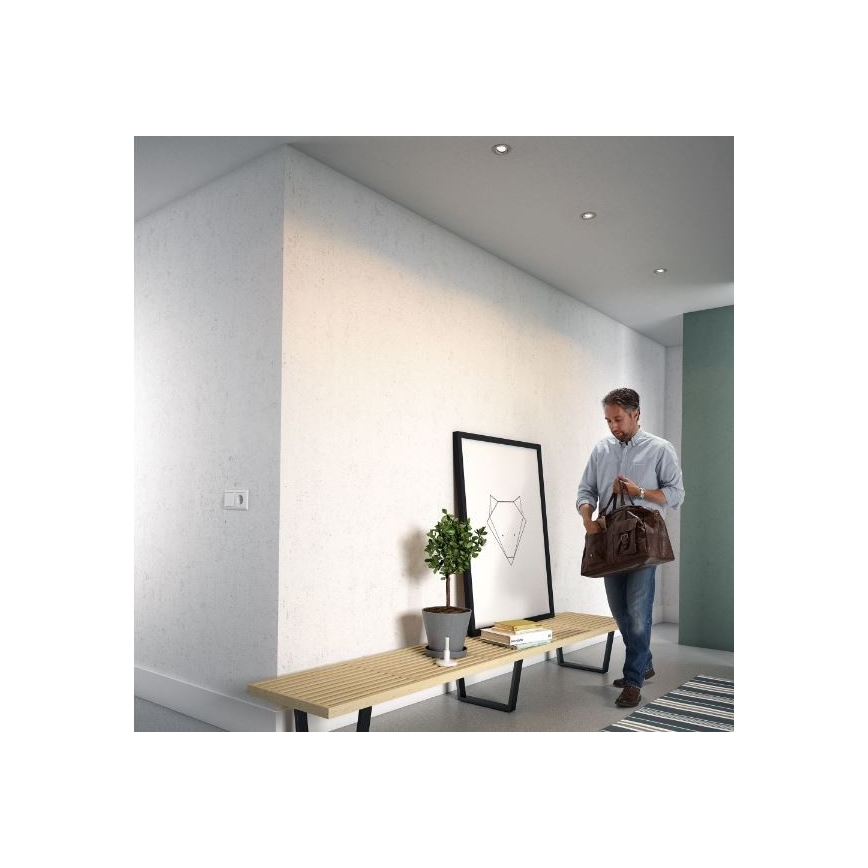 Philips - К-кт 3бр. LED лунички 1xGU10/4,6W/230V