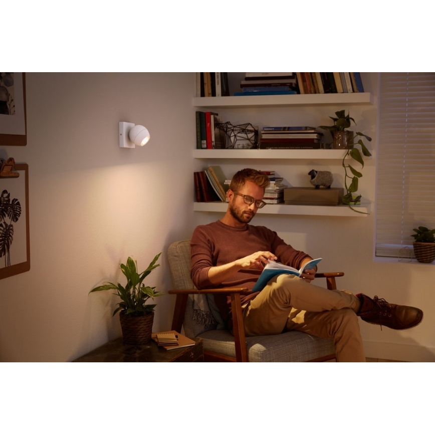 Philips - LED Димируем спот Hue BUCKRAM 1xGU10/5W/230V