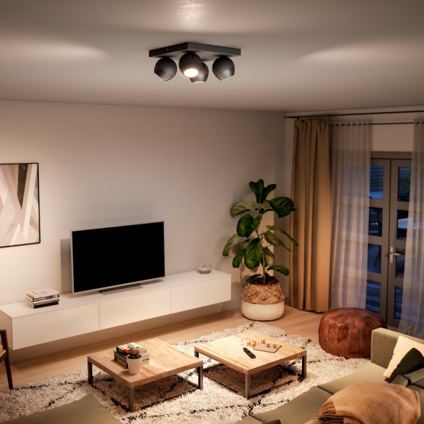 Philips - LED Димируем спот Hue BUCKRAM 4xGU10/5W/230V