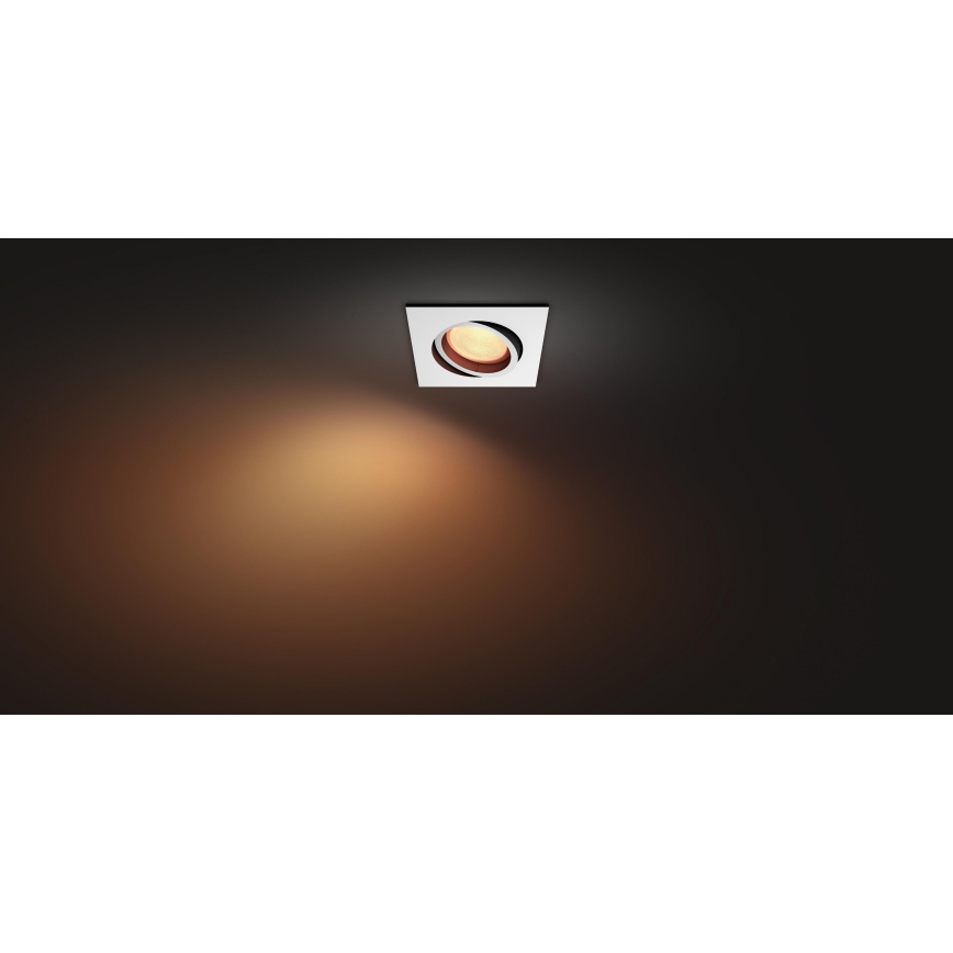 Philips - LED RGB Димируема лампа за вграждане Hue CENTURA 1xGU10/5,7W/230V