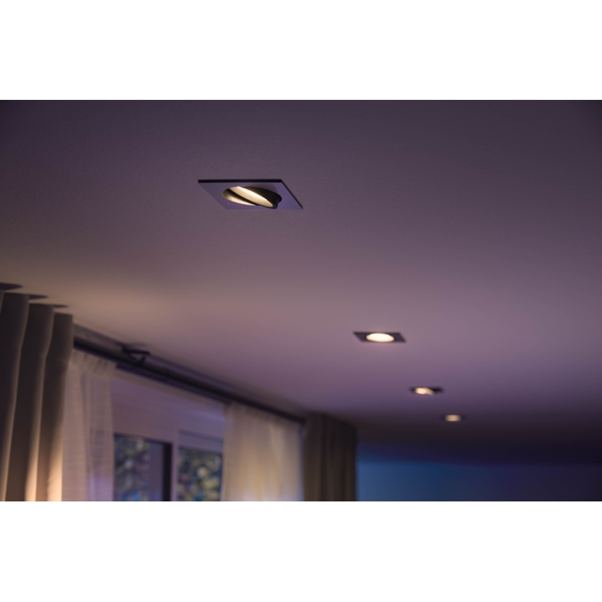 Philips - LED RGBW Димируема лампа за вграждане Hue CENTURA 1xGU10/5,7W/230V