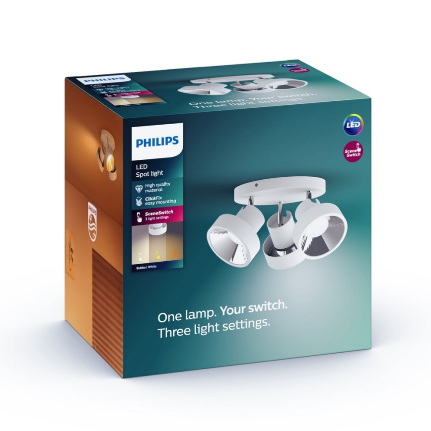Philips - LED Спот 3xLED/4,5W/230V