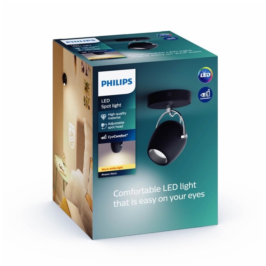 Philips 50611/30/P0 - LED Спот RIVANO LED/4,3W/230V